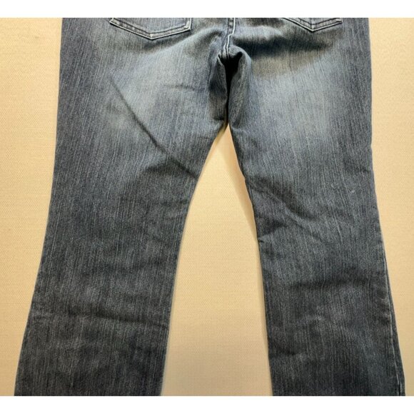 Chicos Platinum Womens Denim Regular Fit Straight Leg Jeans Size 1.5 Medium Pant - Picture 11 of 12